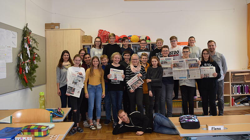 Engagierte Schüler der Franziskusschule interviewten OÖN-Journalisten