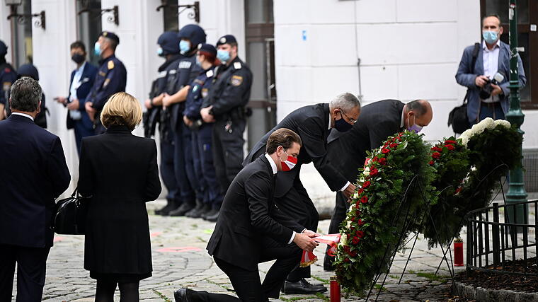 Nach Terroranschlag: Gedenken in Wien
