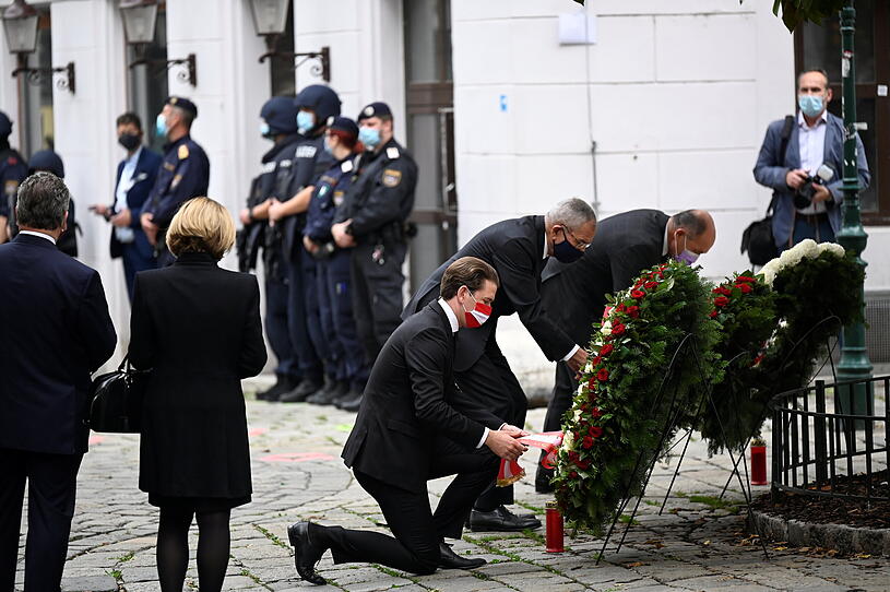 Nach Terroranschlag: Gedenken in Wien