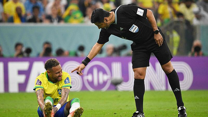 Brazil fears for the nation’s ankles: Neymar’s tears after substitution