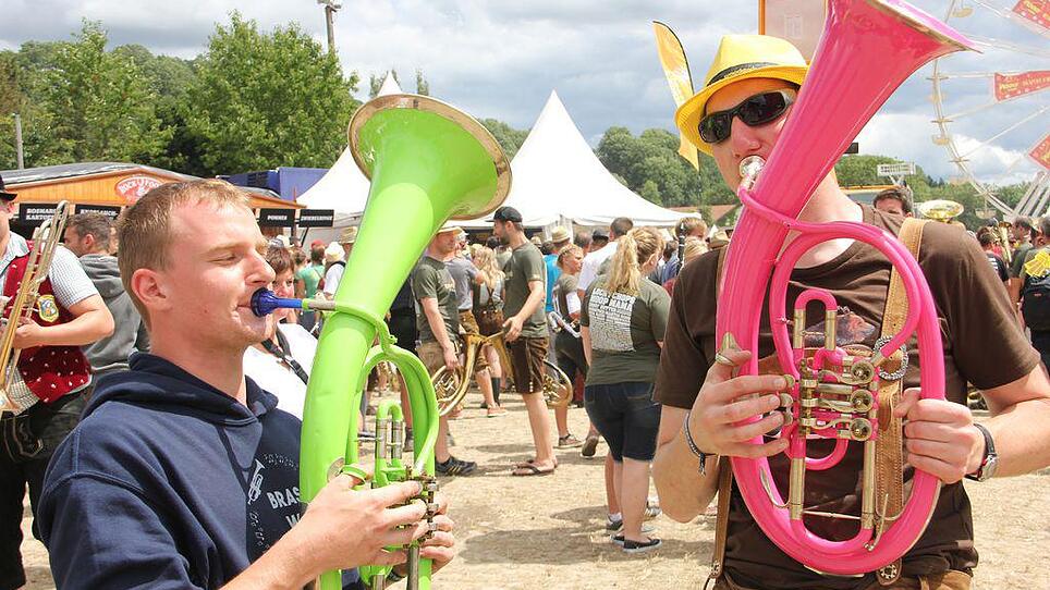 Die OÖN beim Woodstock der Blasmusik 2017