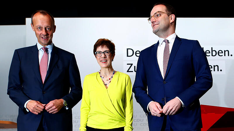 die Kanidaten für den CDU-Vorsitz