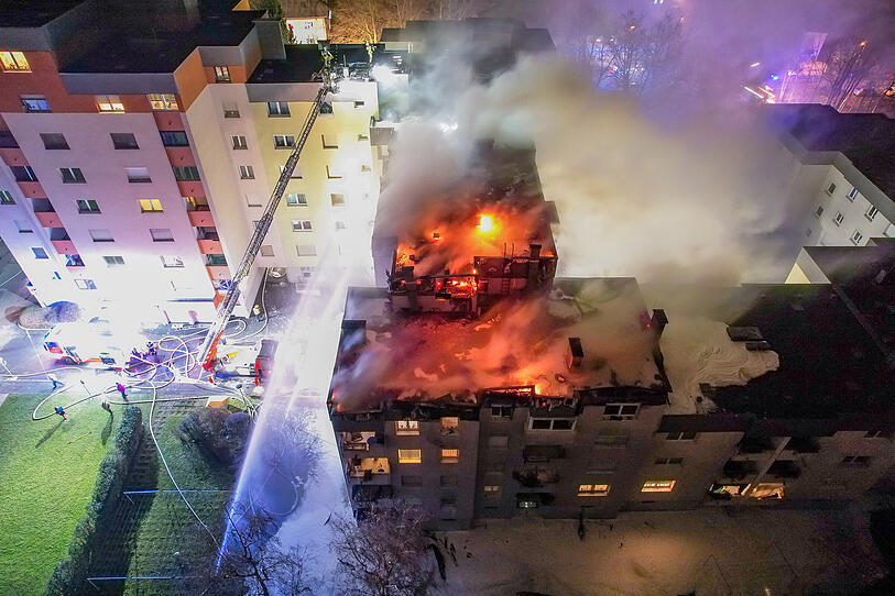 Mehrere Verletzte bei Brand in Linz