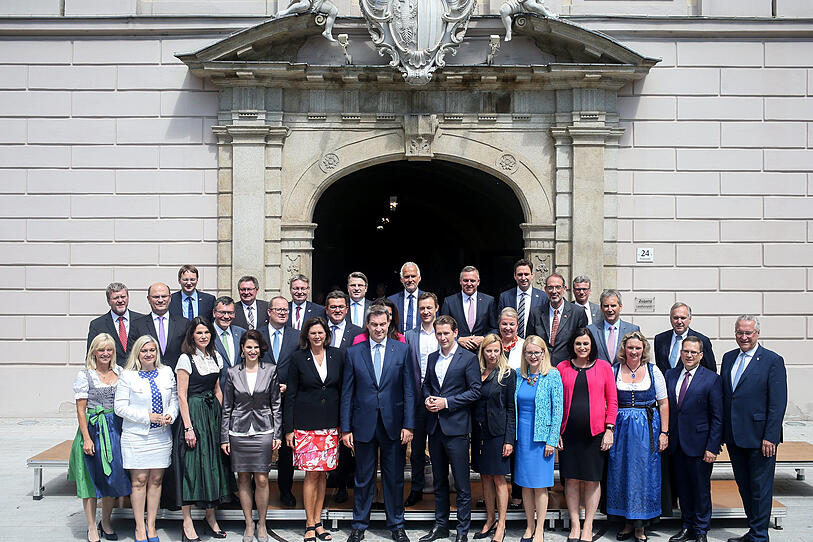 Linzer Gipfel: Regierung trifft Kollegen aus Bayern