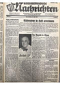 75 Jahre OÖN_Ausgabe 15. Juni 1945