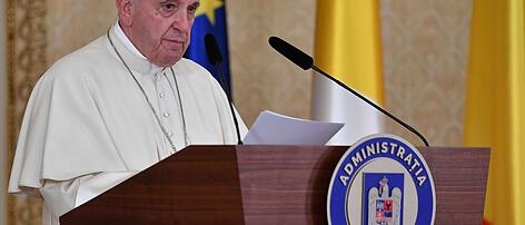 Staatsbesuch: Papst ruft in Rumänien zu mehr Demokratie auf