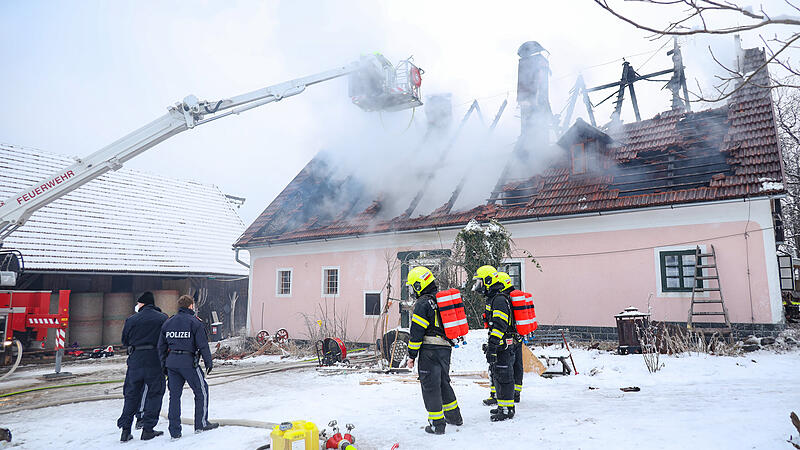 Vater rettete drei Kinder aus brennendem Haus