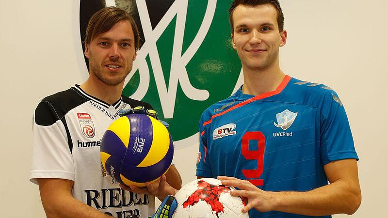 "Gemeinsam für Ried": Volleyballer und Kicker setzen auf ihre Fans