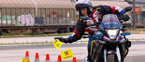 Fünf Goldmedaillen auf dem Motorrad und im Auto: Roland Rappold ist Österreichs geschicktester Polizist