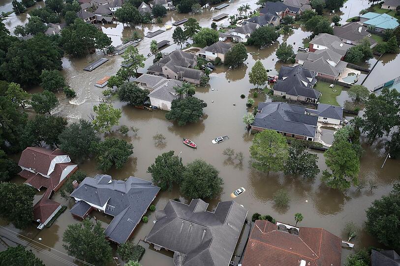 Flutkatastrophe in Texas nach Hurrikan "Harvey"