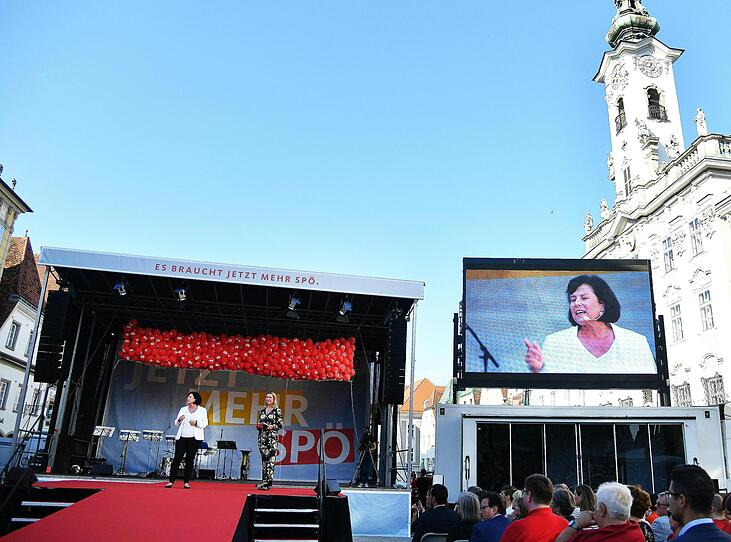 SPÖ-Wahlkampfauftakt in Steyr