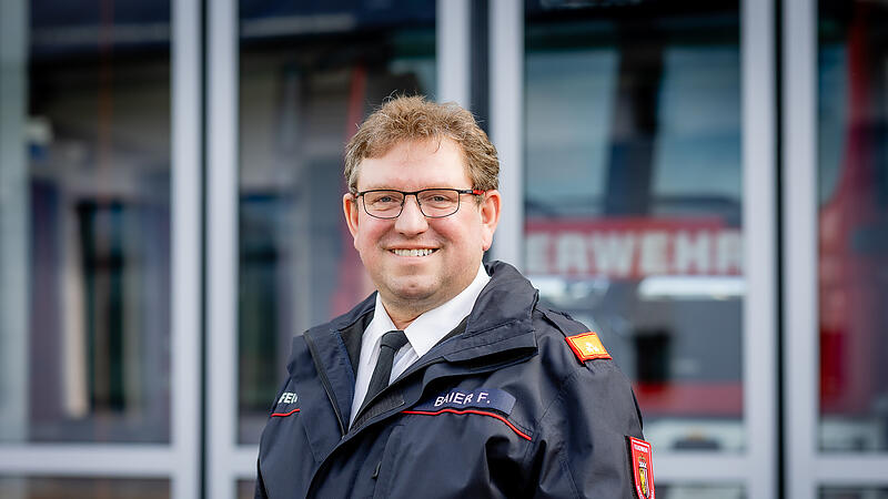 Franz Baier (51) aus Roßbach ist der neue Bezirksfeuerwehrkommandant