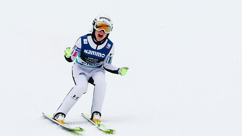 Ski flying: Klinec with a world record of 226 m to victory in Vikersund