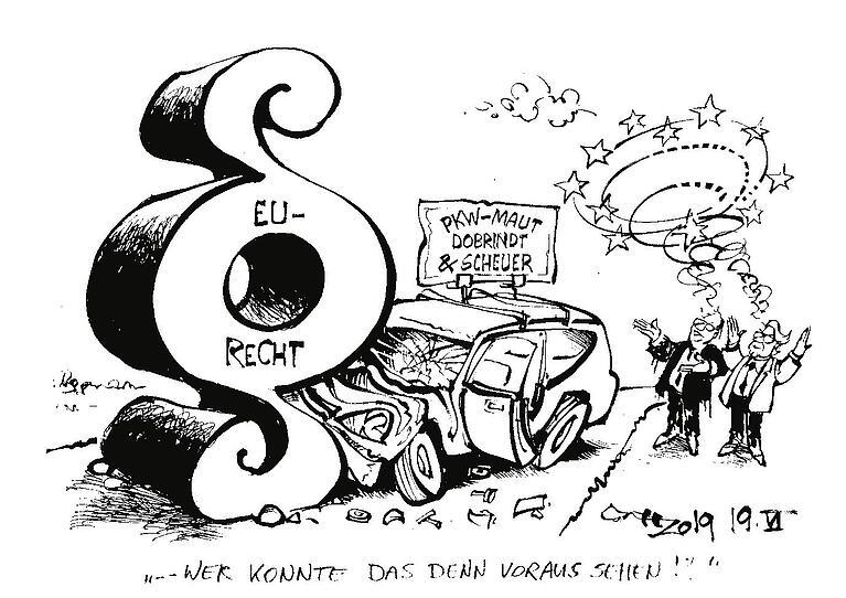 OÖN-Karikatur vom 19. Juni 2019