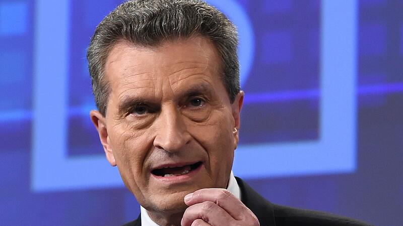 EU-Kommissar Oettinger wirbt für Wahlteilnahme