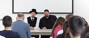 Rabbiner Schlomo Hofmeister und Imam Ramazan Demir