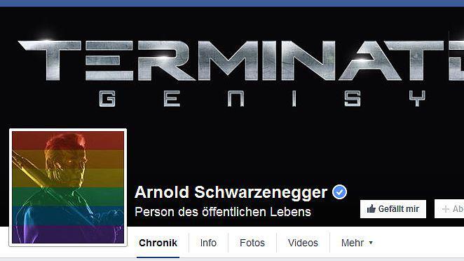Schwarzenegger landete Internethit auf Facebook