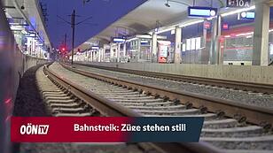 Bahnstreik: Züge stehen still