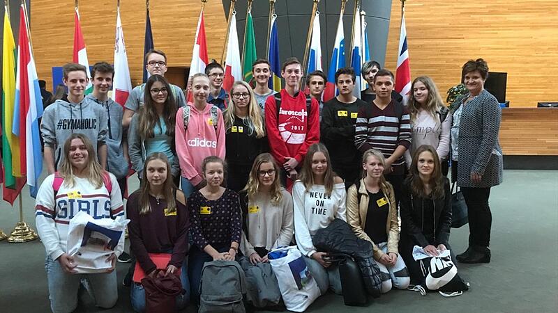 Perger Poly-Schüler hinterließen im EU-Parlament perfekten Eindruck