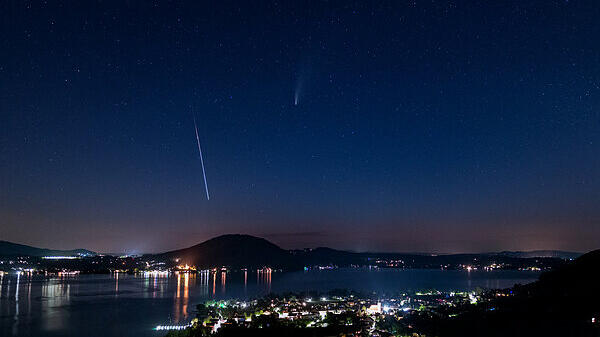 Komet "Neowise" am Himmel über Oberösterreich