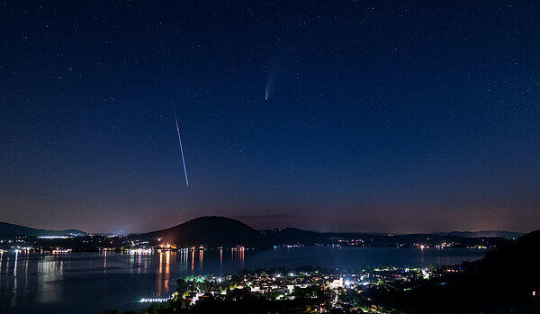 Komet "Neowise" am Himmel über Oberösterreich