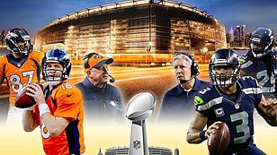 NFL Super Bowl 48 Denver Broncos Seattle Seahawks