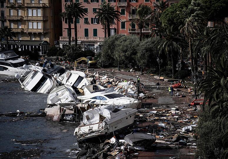 Unwetter richteten in Italien große Schäden an