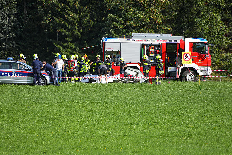 Tödlicher Flugzeugabsturz in Scharnstein
