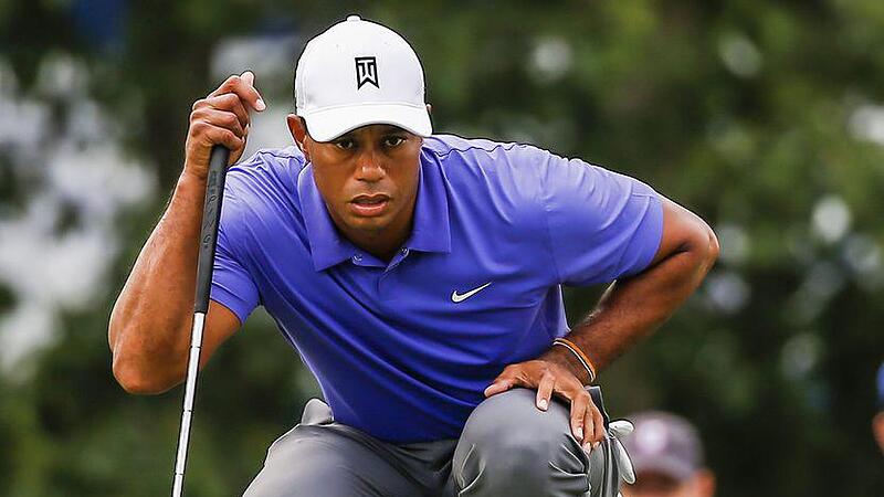 Tiger Woods kommt nicht in Schwung