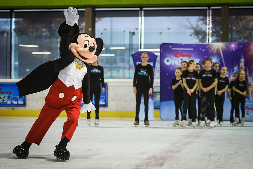 Proben für "Disney On Ice" in Linz