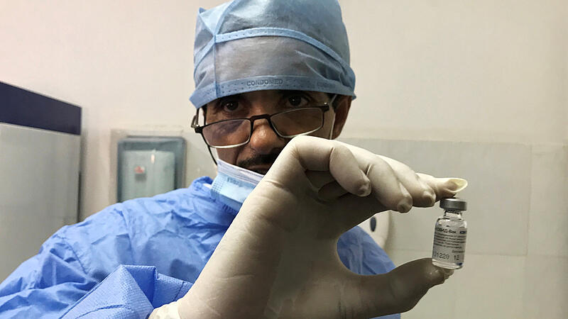 FILE PHOTO: Algeria launches coronavirus vaccination campaign