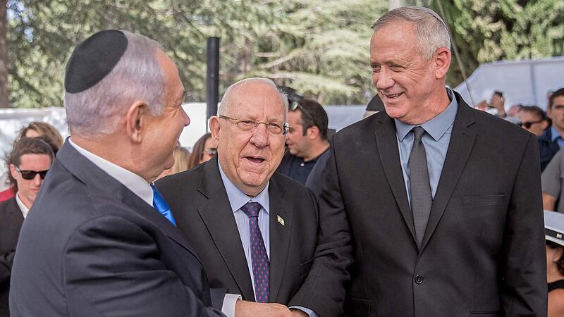 Israels Präsident will Bündnis von Gantz und Likud