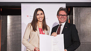 Absolventin aus Steyr erhielt Staatspreis