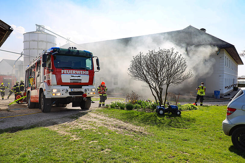 Garagenbrand in Thalheim bei Wels