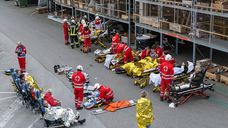 Big exercise of the Red Cross