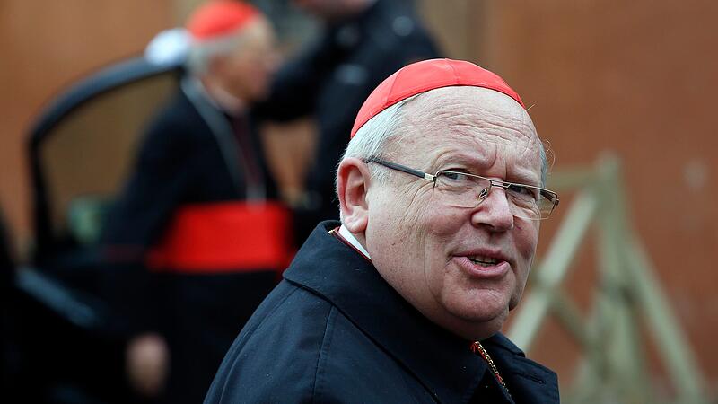 French Cardinal Ricard arrives at a meeting at the Synod Hall in the Vatican