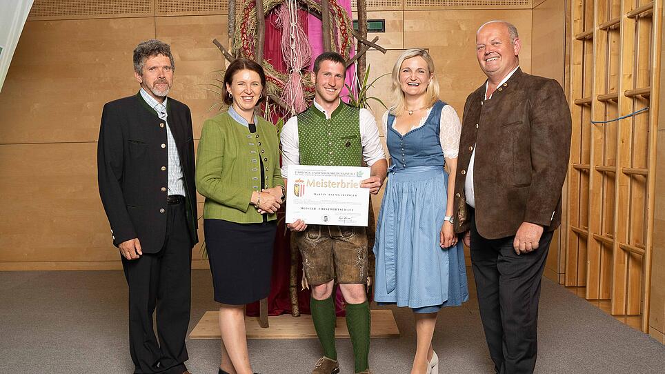 Regauer Forstwirt Baumgartinger wurde zum Meister des Jahres gewählt