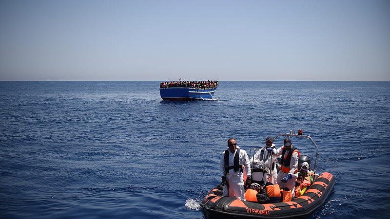 AT SEA MIGRATION MSF RESCUE OPERATION