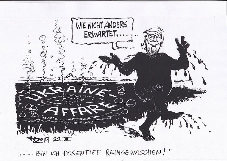 OÖN-Karikatur vom 22. November 2019