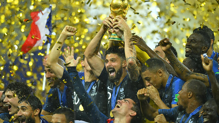 Frankreich gegen Kroatien: Das WM-Finale in Bildern