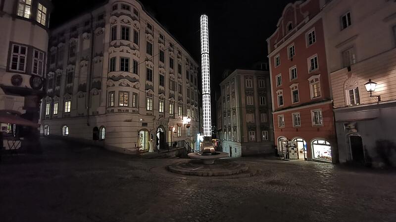 Lichtbrunnen belebt die Linzer Altstadt