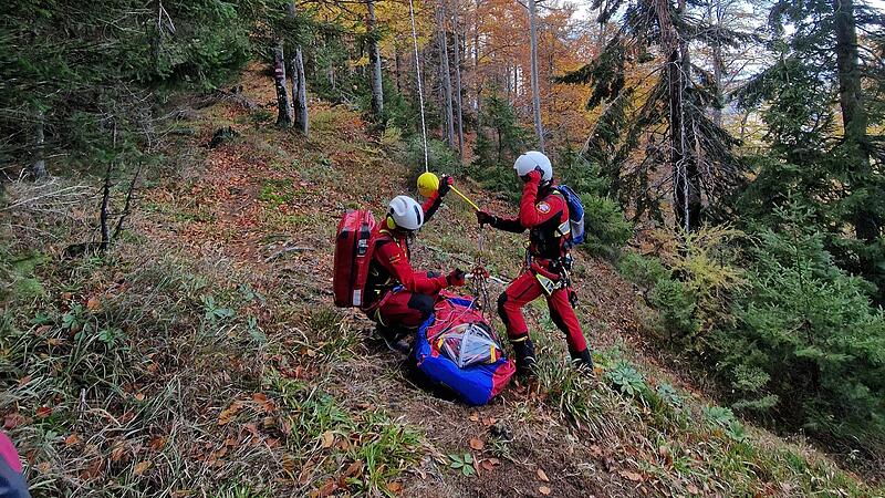 Rescue operation on Hollerberg: 72-year-old rescued by helicopter