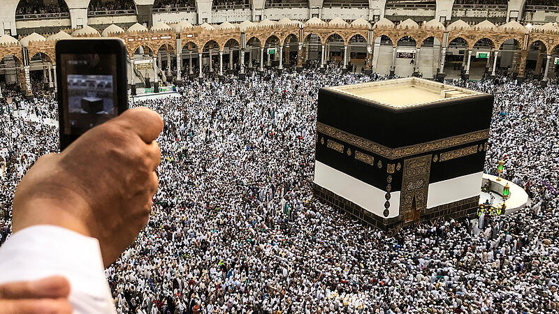 Zwei Millionen Muslime auf Hadsch in Mekka