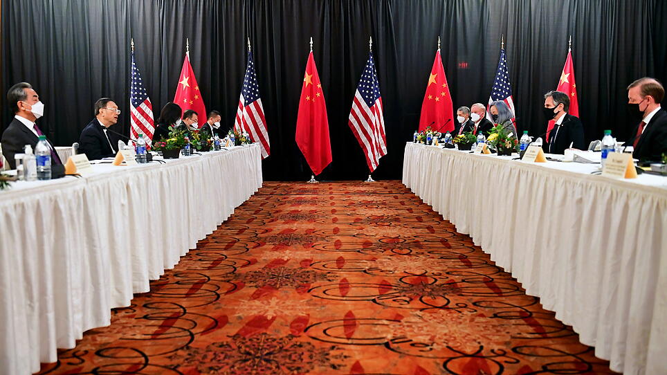 USA &ndash; China: Rauer Ton bei Treffen der Topdiplomaten