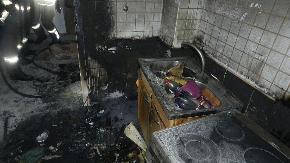 Nächtlicher Brand in Küche: Nachbarn retteten 90-Jähriger das Leben