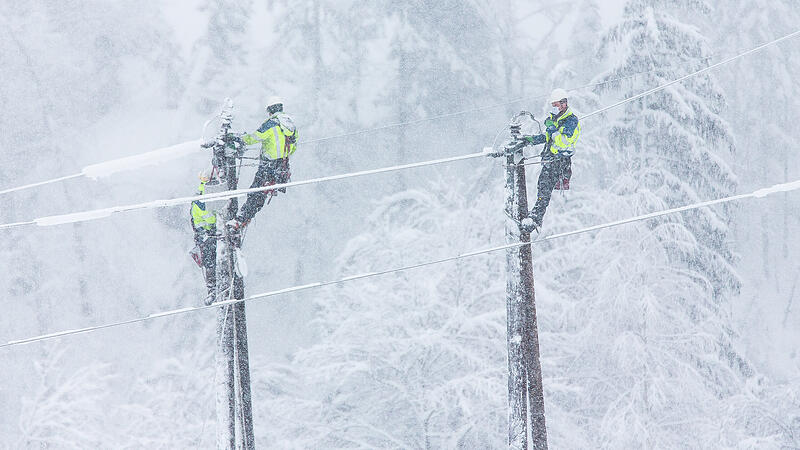 Schnee ließ in Kärnten und Osttirol den Strom ausfallen