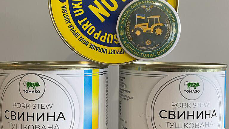Canned meat for Ukraine