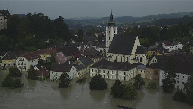 Hochwasser Grein 2002