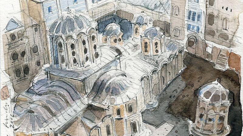 Der Postkartenmaler vom Berg Athos