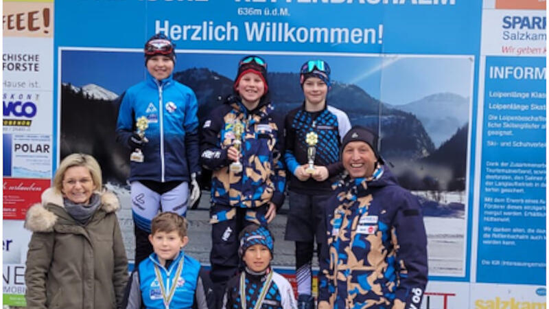 On track: young people from the Innviertel are stirring up the cross-country skiing scene